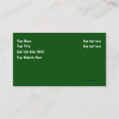 Visitekaartjes voor landschapsarchitectuur (Achterkant)