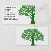 Visitekaartjes voor landschapsarchitectuur (Voorkant / Achterkant)