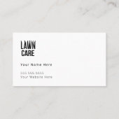 Visitekaartjes voor landschapsverzorging (Achterkant)