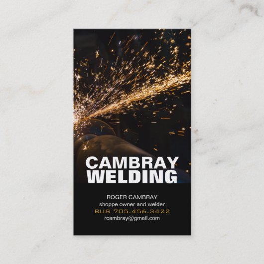  Visitekaartjes voor lassen (Voorkant)