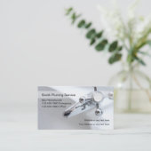 Visitekaartjes voor leidinggevende services (Staand voorkant)