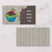 visitekaartjes voor leuke cake (Voorkant / Achterkant)