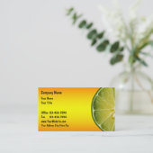 Visitekaartjes voor levensmiddelen (Staand voorkant)