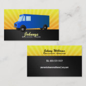 Visitekaartjes voor levering vrachtwagen (Voorkant / Achterkant)