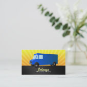 Visitekaartjes voor levering vrachtwagen (Staand voorkant)