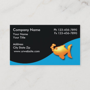 Visitekaartjes voor mariene aquarium