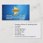 Visitekaartjes voor mariene aquarium (Voorkant / Achterkant)