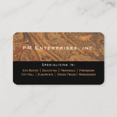 Visitekaartjes voor marmer (Achterkant)