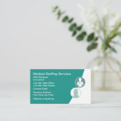 Visitekaartjes voor medisch personeel (Staand voorkant)