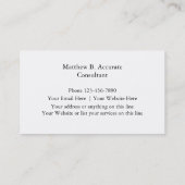 Visitekaartjes voor medische transcriptie (Achterkant)