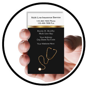 Visitekaartjes voor medische verzekering