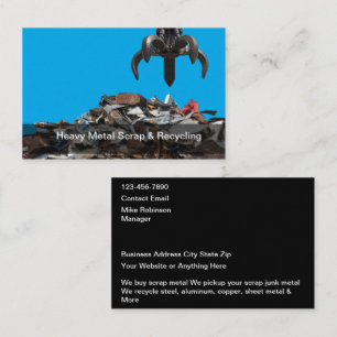 Visitekaartjes voor metaalrecycling en afvalverwer