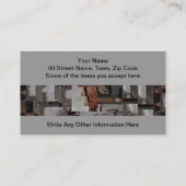 Visitekaartjes voor metaalrecycling van schroot (Achterkant)