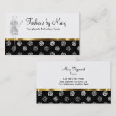 Visitekaartjes voor Mode van categorie (Voorkant / Achterkant)