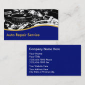 Visitekaartjes voor motorvoertuigen (Voorkant / Achterkant)