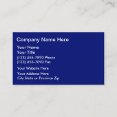 Visitekaartjes voor motorvoertuigen (Achterkant)