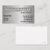 Visitekaartjes voor motorvoertuigen (Voorkant / Achterkant)