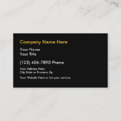 Visitekaartjes voor motorvoertuigen (Achterkant)