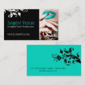 Visitekaartjes voor nageltechnici (Voorkant / Achterkant)