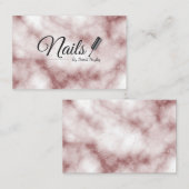 Visitekaartjes voor nageltechnici (Voorkant / Achterkant)