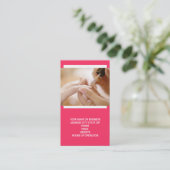 Visitekaartjes voor nageltechnici (Staand voorkant)