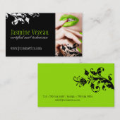 Visitekaartjes voor nageltechnici (Voorkant / Achterkant)