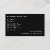 Visitekaartjes voor onroerend goed van klasse (Achterkant)