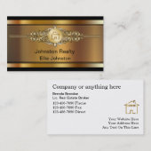 Visitekaartjes voor onroerend goed van klasse (Voorkant / Achterkant)