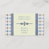 Visitekaartjes voor ontwerper (Achterkant)