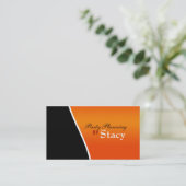 Visitekaartjes voor partijplanning (Staand voorkant)