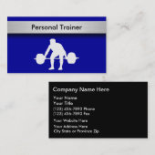 Visitekaartjes voor persoonlijke opleiders (Voorkant / Achterkant)