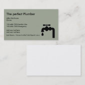 Visitekaartjes voor Plumber Service (Voorkant / Achterkant)