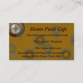 Visitekaartjes voor Punk stoomstijl