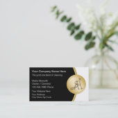 Visitekaartjes voor reinigingsservice (Staand voorkant)