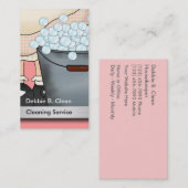 Visitekaartjes voor reinigingsservice (Voorkant / Achterkant)