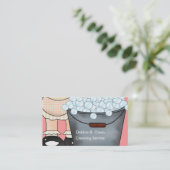 Visitekaartjes voor reinigingsservice (Staand voorkant)