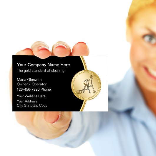 Visitekaartjes voor reinigingsservice