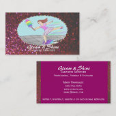 Visitekaartjes voor reinigingsservice (Voorkant / Achterkant)