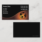 Visitekaartjes voor reizen (Voorkant / Achterkant)