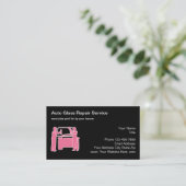 Visitekaartjes voor reparatie van automobielvenste (Staand voorkant)