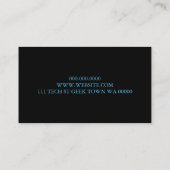 Visitekaartjes voor reparatie van computerlaptops (Achterkant)