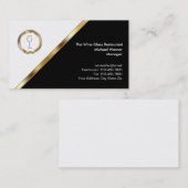 Visitekaartjes voor restaurants van Classy (Voorkant / Achterkant)