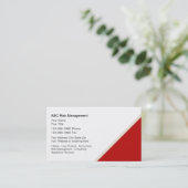 Visitekaartjes voor risicobeheer (Staand voorkant)