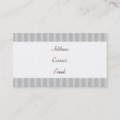 visitekaartjes voor rode roze bruiloft (Achterkant)