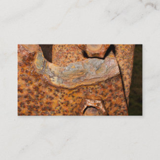 Visitekaartjes voor roestkogels en schroeven