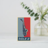 Visitekaartjes voor saxofonisten (Staand voorkant)