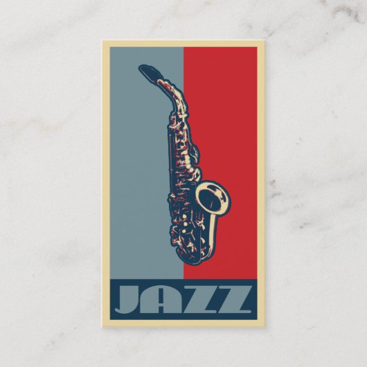Visitekaartjes voor saxofonisten (Voorkant)