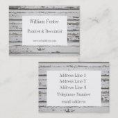 Visitekaartjes voor schilder en decorator (Voorkant / Achterkant)