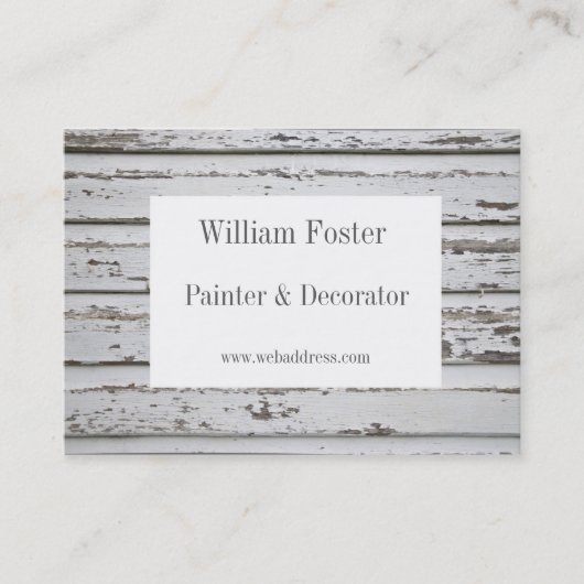 Visitekaartjes voor schilder en decorator (Voorkant)