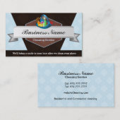 Visitekaartjes voor schone service (Voorkant / Achterkant)